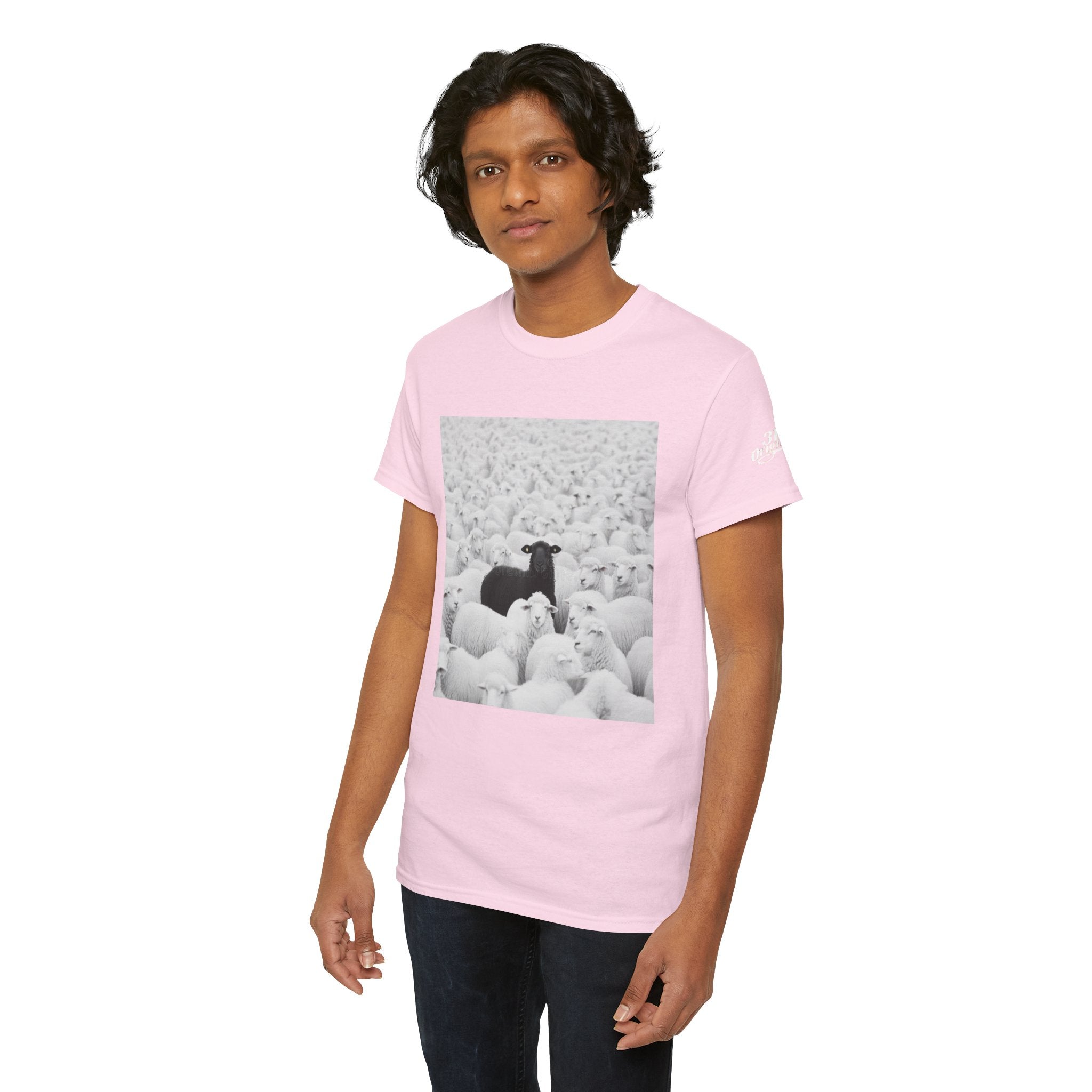 Black Sheep T-Shirt — Funny Contrast Sheep Graphic Tee