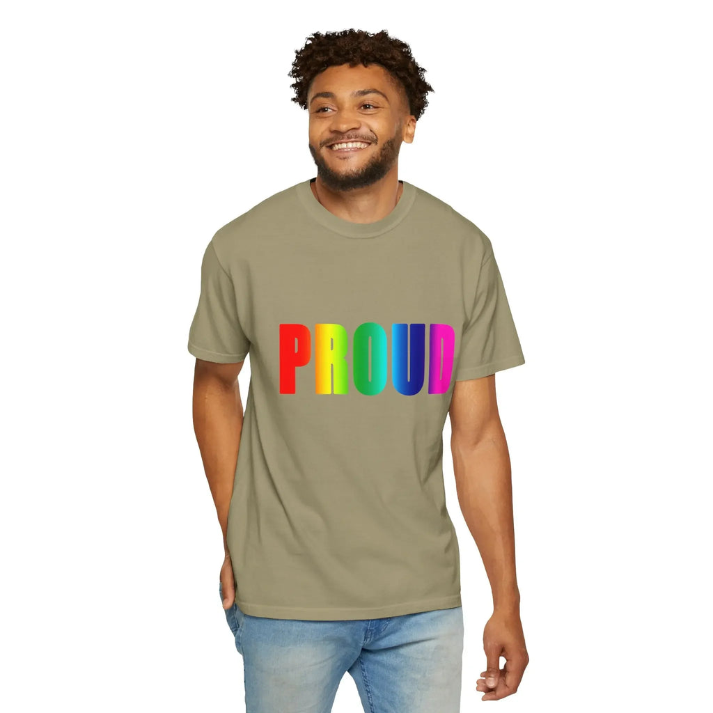PROUD Garment-Dyed T-shirt Printify