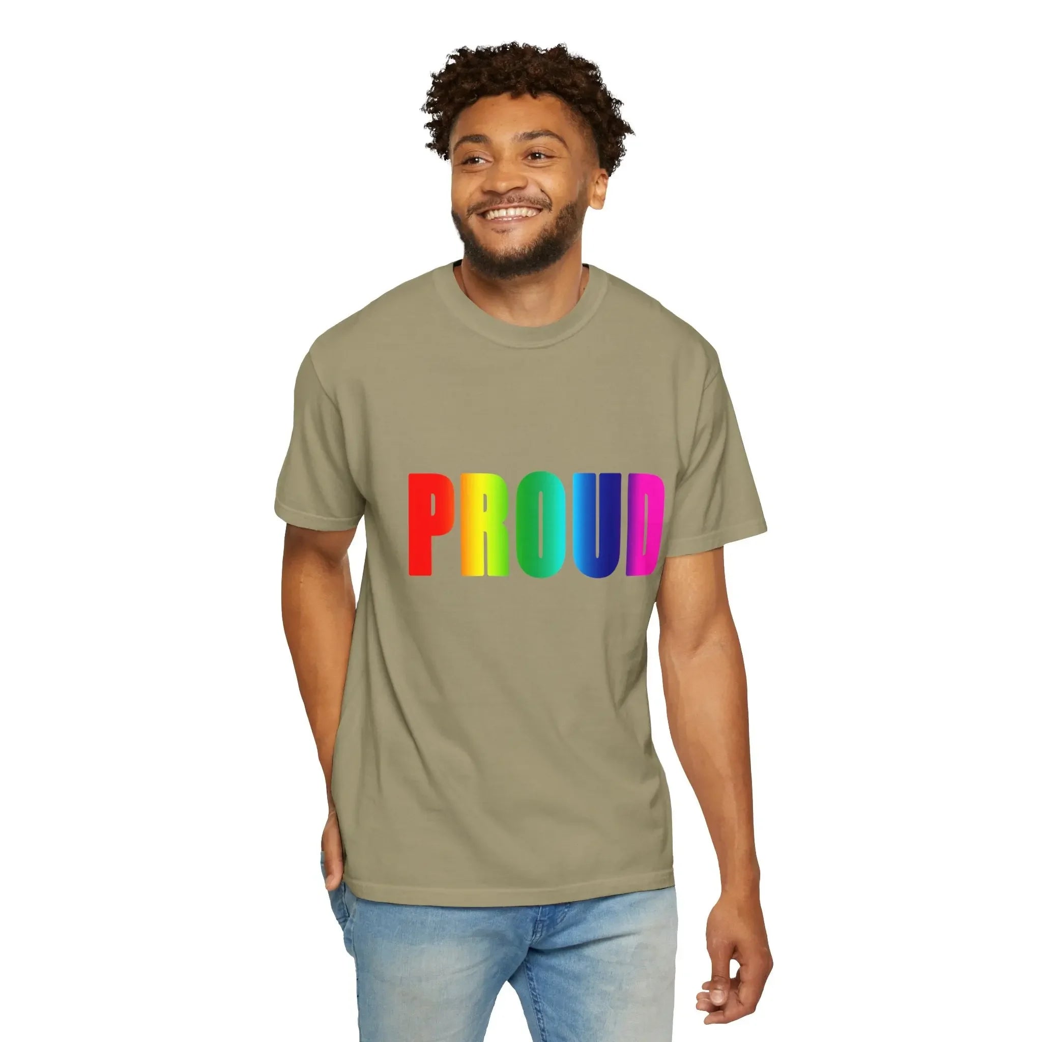 PROUD Garment-Dyed T-shirt Printify