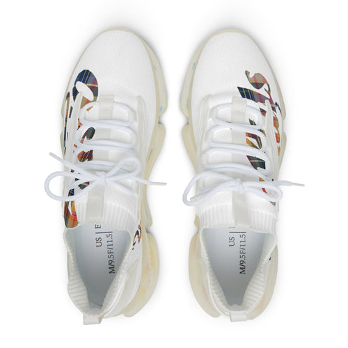 314 Plaid Mesh Sneakers