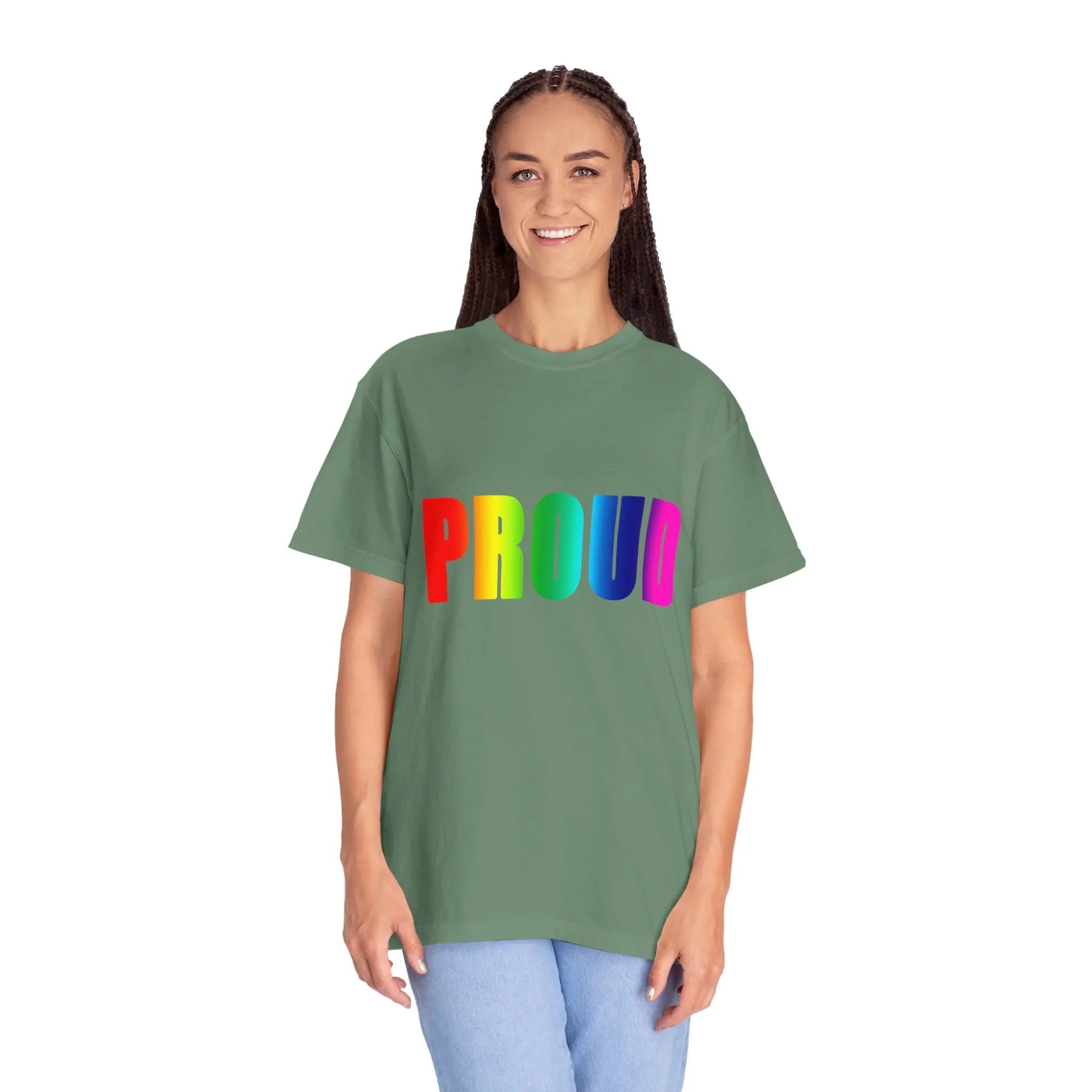 PROUD Garment-Dyed T-shirt Printify