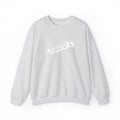 Cloud Script Crewneck Sweatshirt — White Script Logo Cozy Pullover Printify Sweatshirt  314 Originals
