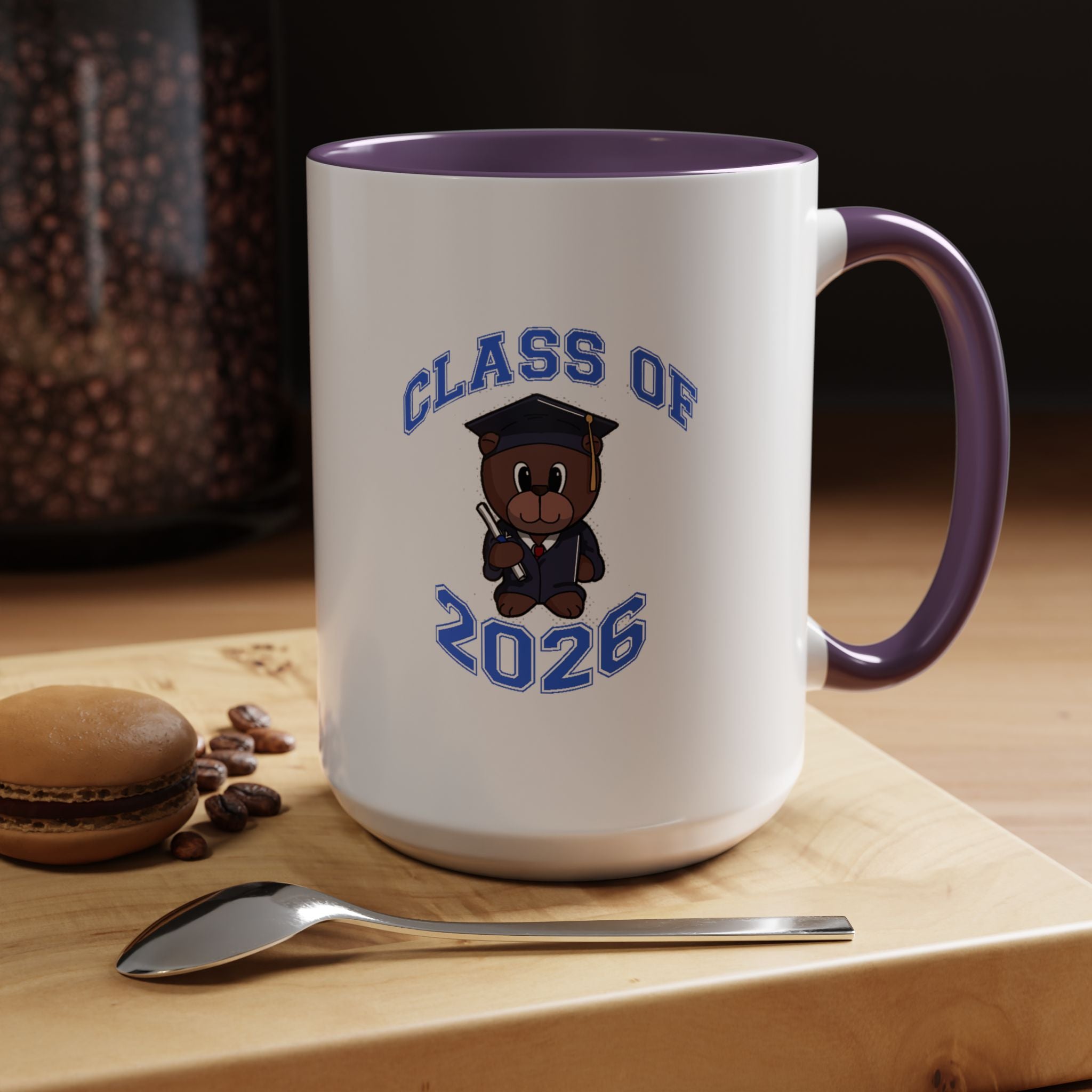 Graduation 2026 Accent Coffee Mug — Class of 2026 Grad Gift