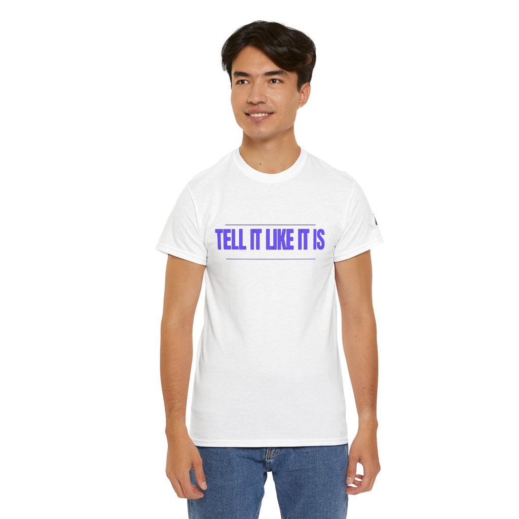 Tell It Like It Is Podcast — Bold Statement Graphic T‑Shirt ("No Scripts… No Filters… No Bullsh*t") Printify T-Shirt  314 Originals