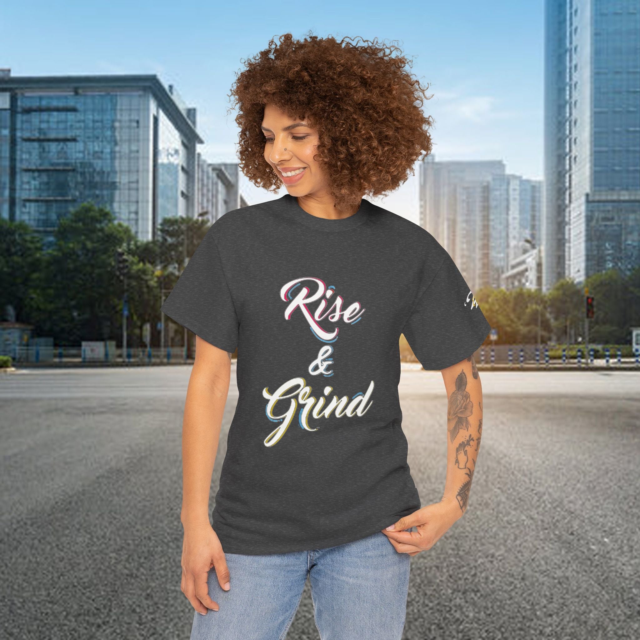 Rise & Grind T-Shirt — Motivational Graphic Tee for Hustle Mindset - 314 Originals