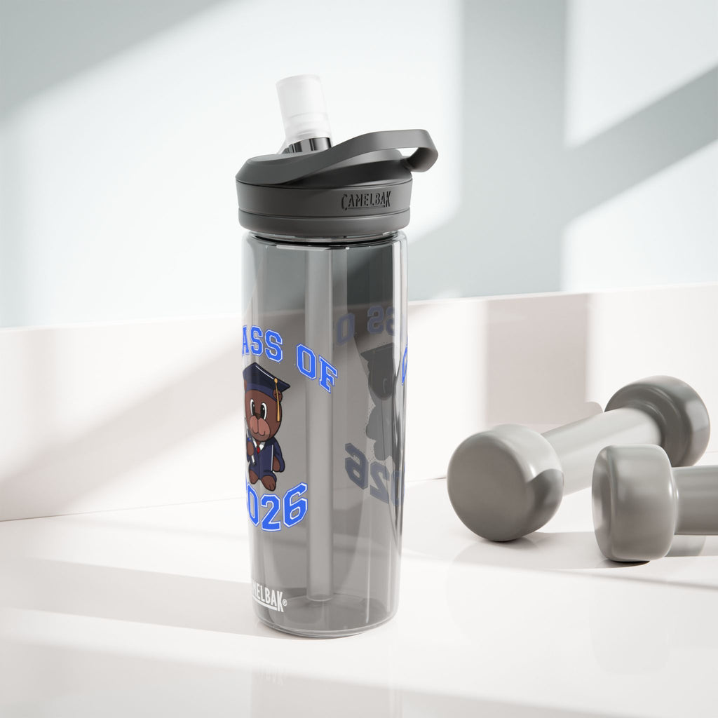 Class of 2026 Graduation Bear Design Water Bottle