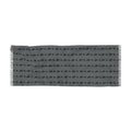 Grey Knit Scarf with Subtle Repeating Pattern — Lightweight Everyday Accessory - 314 Originals