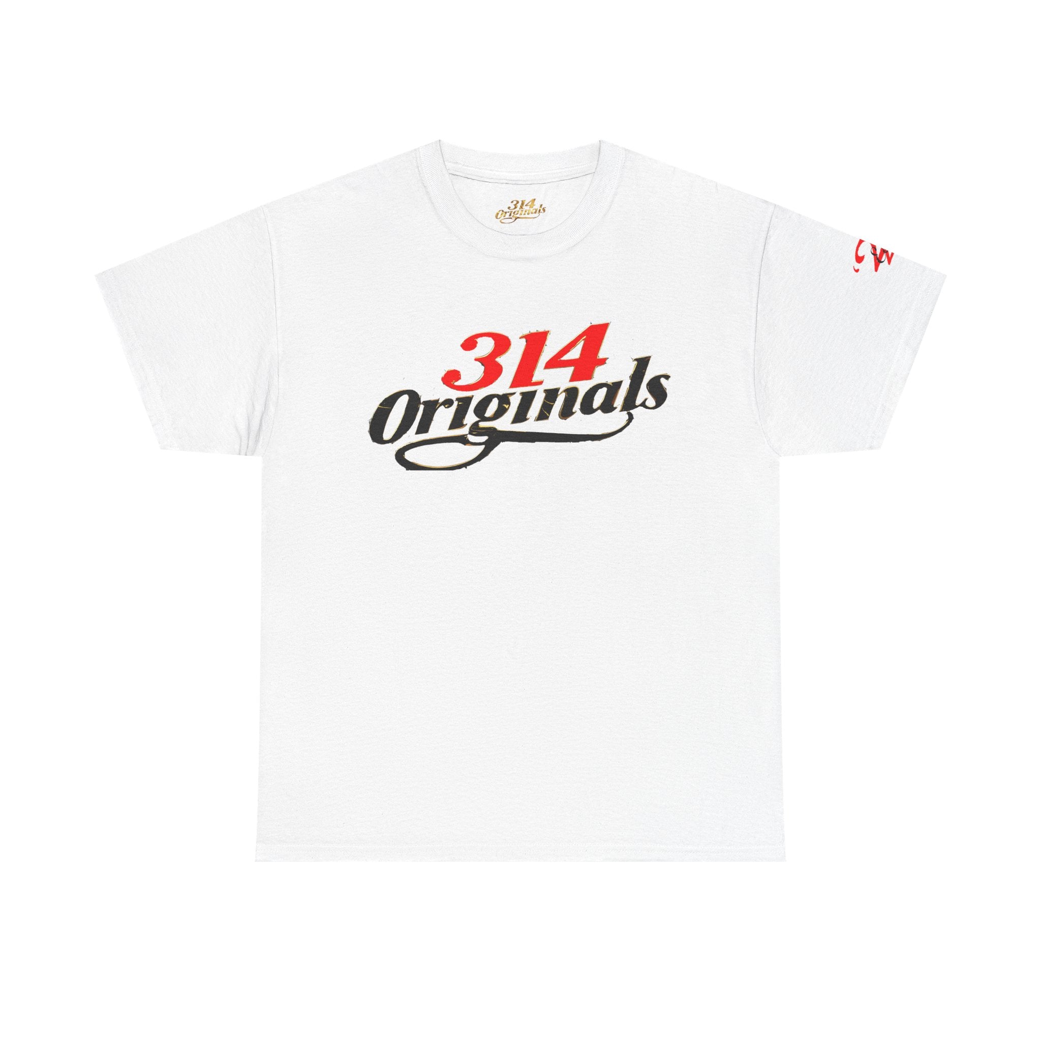 314 Originals Graphic Tee — Vintage Script Logo T‑Shirt - 314 Originals