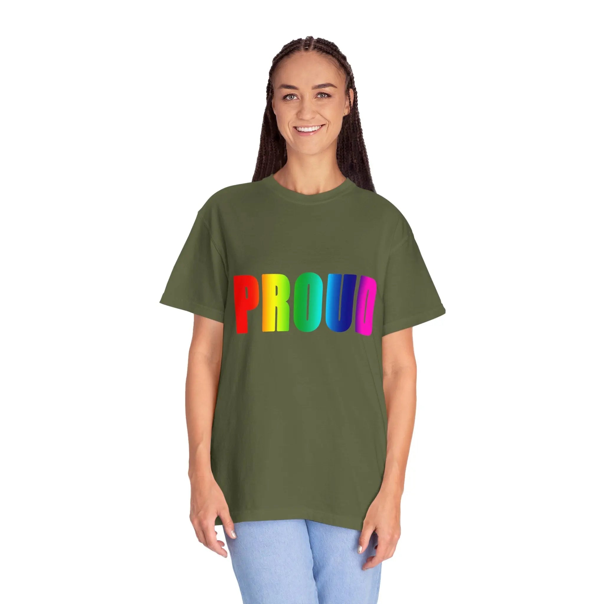 PROUD Garment-Dyed T-shirt Printify