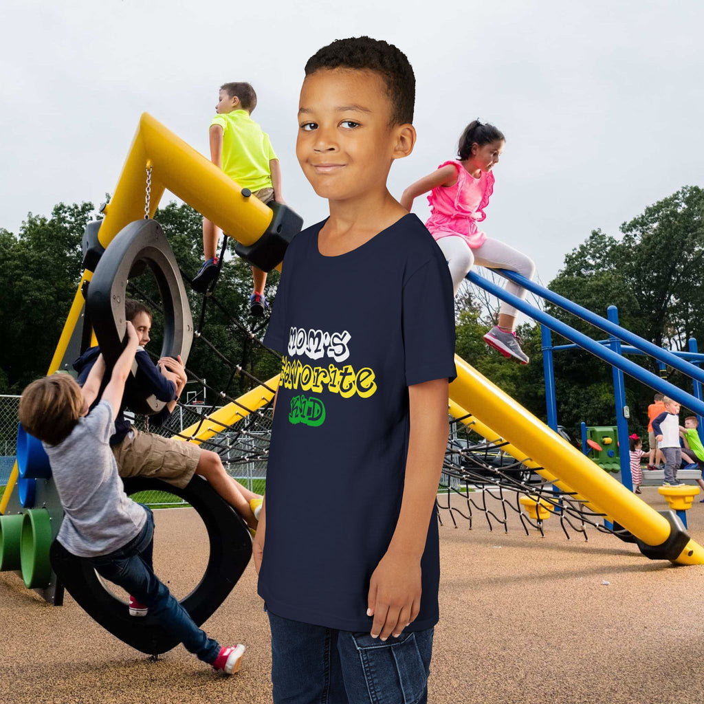 Boys "Favorite Kid" Retro Yellow & Green Graphic T-Shirt - 314 Originals
