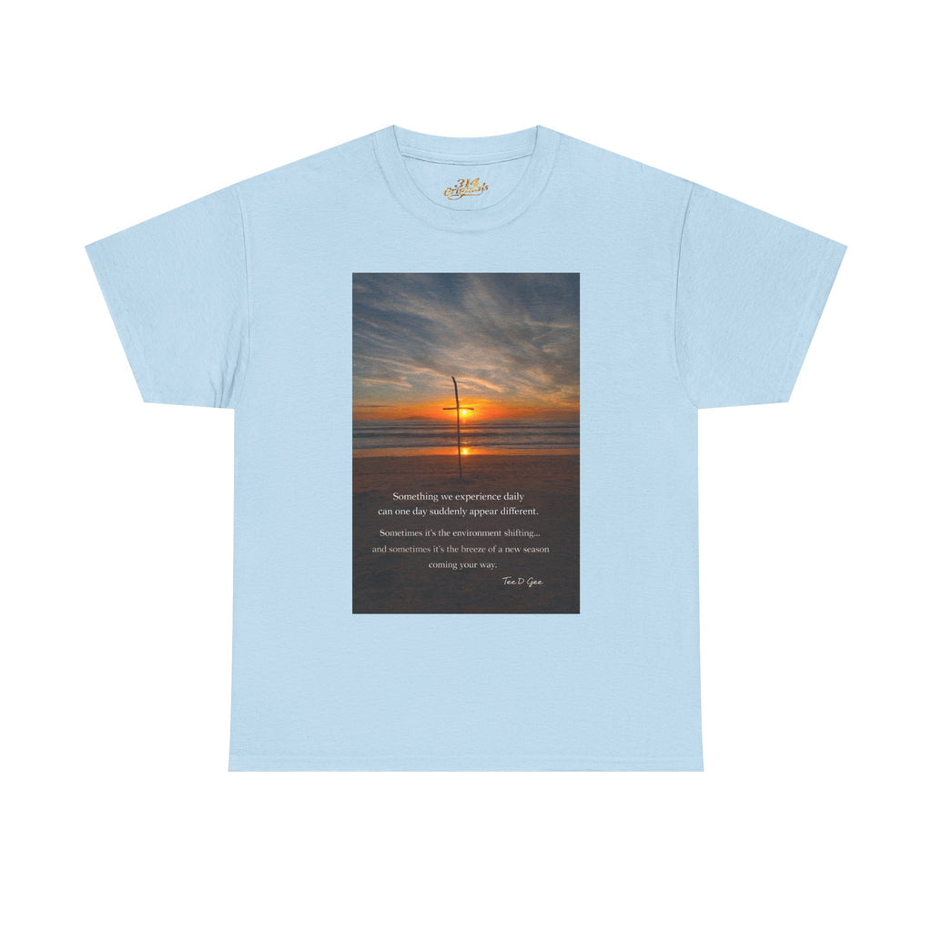 Sunset Beach Quote T‑Shirt — Inspirational Ocean Sunrise Tee - 314 Originals