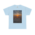 Sunset Beach Quote T‑Shirt — Inspirational Ocean Sunrise Tee - 314 Originals