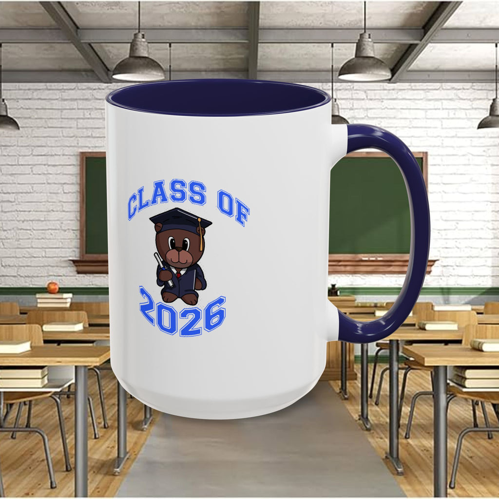 Graduation 2026 Accent Coffee Mug — Class of 2026 Grad Gift