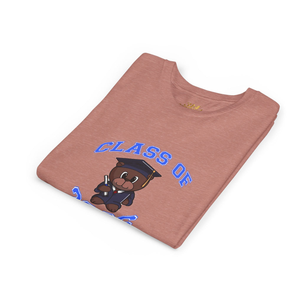 Class of 2026 Kids Graduation T‑Shirt — Cute Graduate Bear Youth Tee