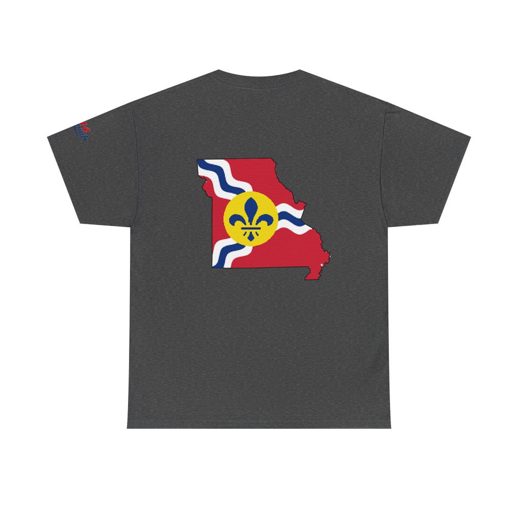 Proud Missouri Flag T-Shirt — "From the Lou and I’m... PROUD" - 314 Originals