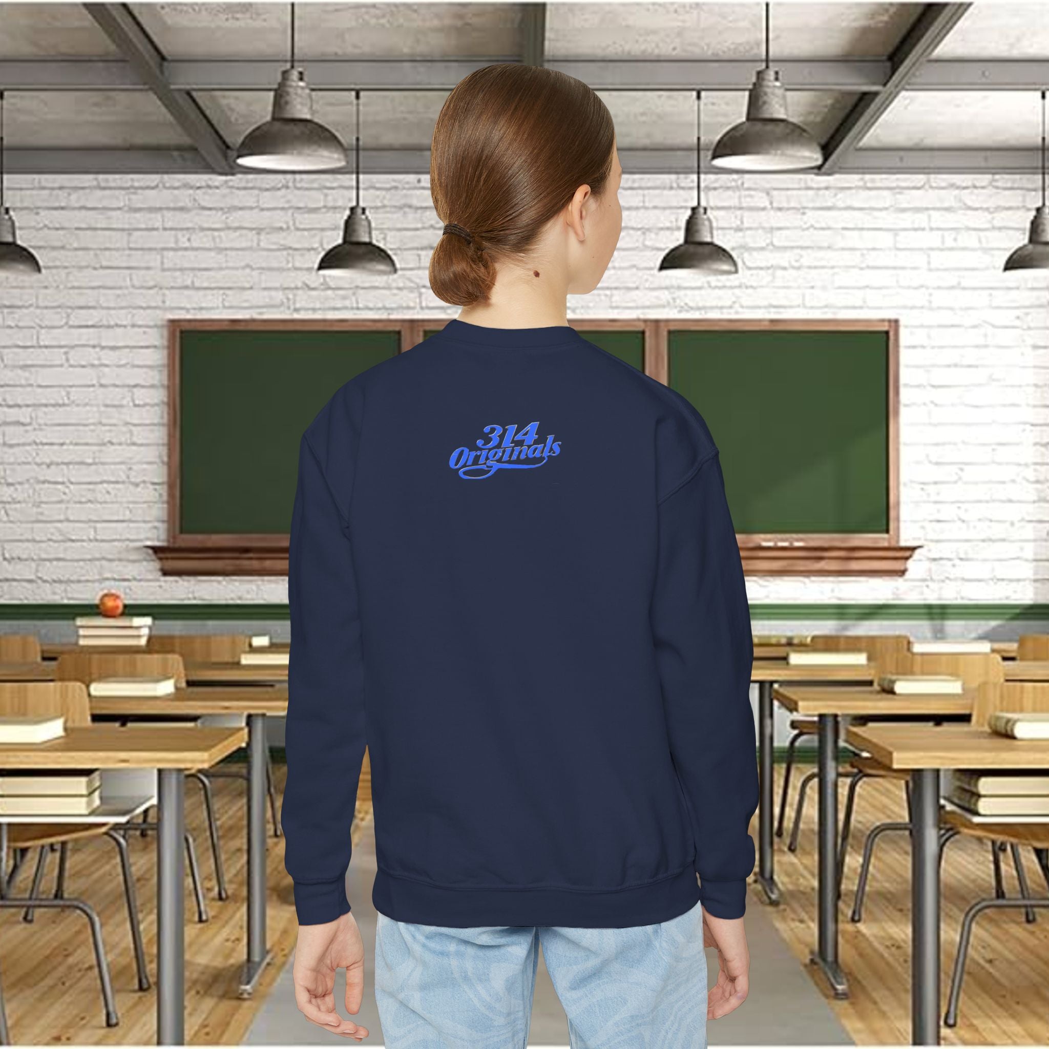 Class of 2026 Youth Crewneck Sweatshirt – Graduation Bear Design