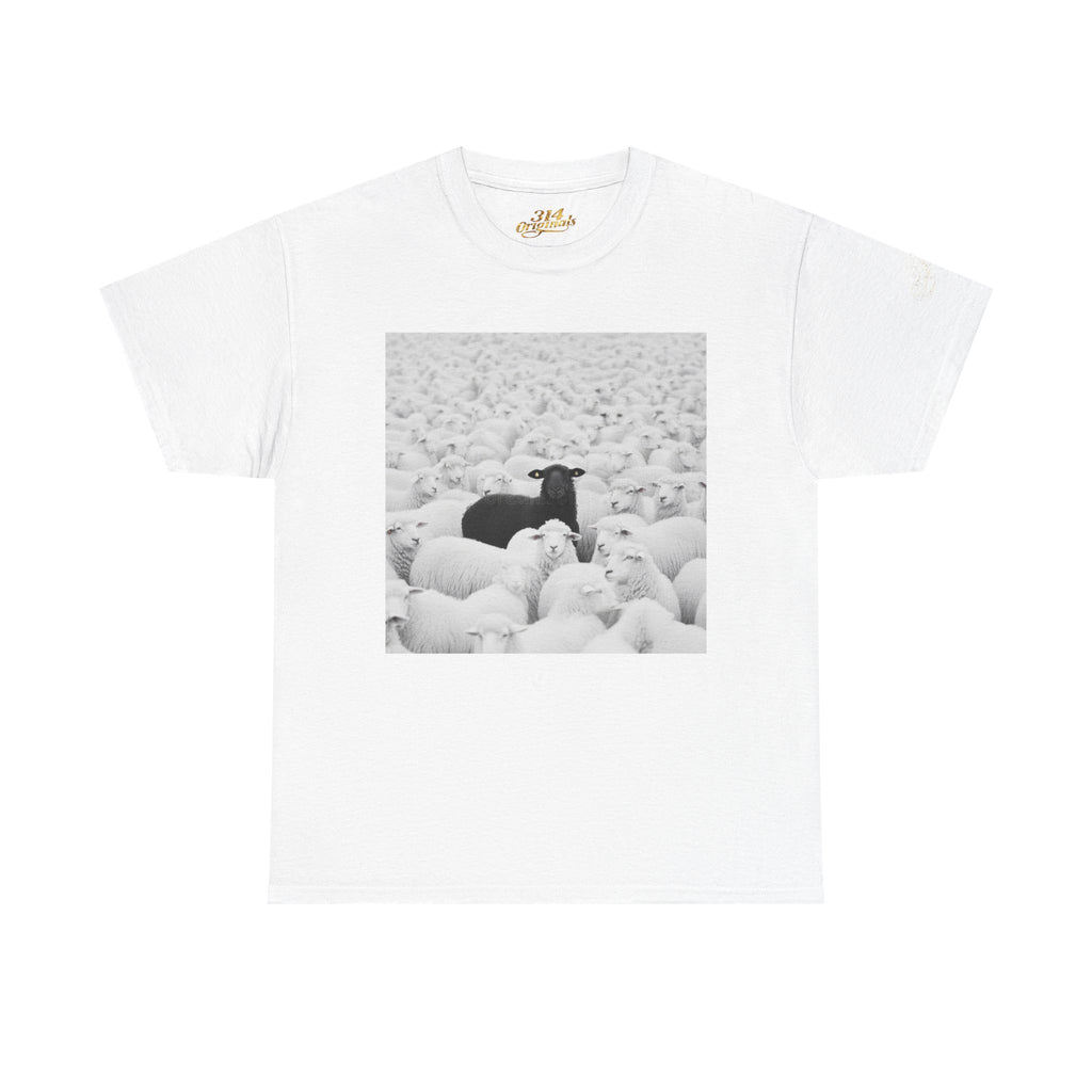 Black Sheep T-Shirt — Funny Contrast Sheep Graphic Tee