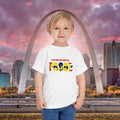 Toddler Tee — "From the Lou and I’m... Proud" St. Louis Flag Kids Shirt - 314 Originals