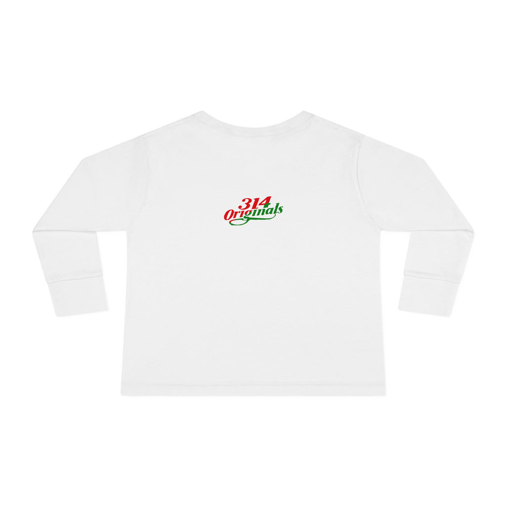 Santa's Little Helper Toddler Long Sleeve Tee - 314 Originals