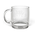 314 Originals Engraved Glass Coffee Mug — Vintage-Styled 12.25 oz - 314 Originals