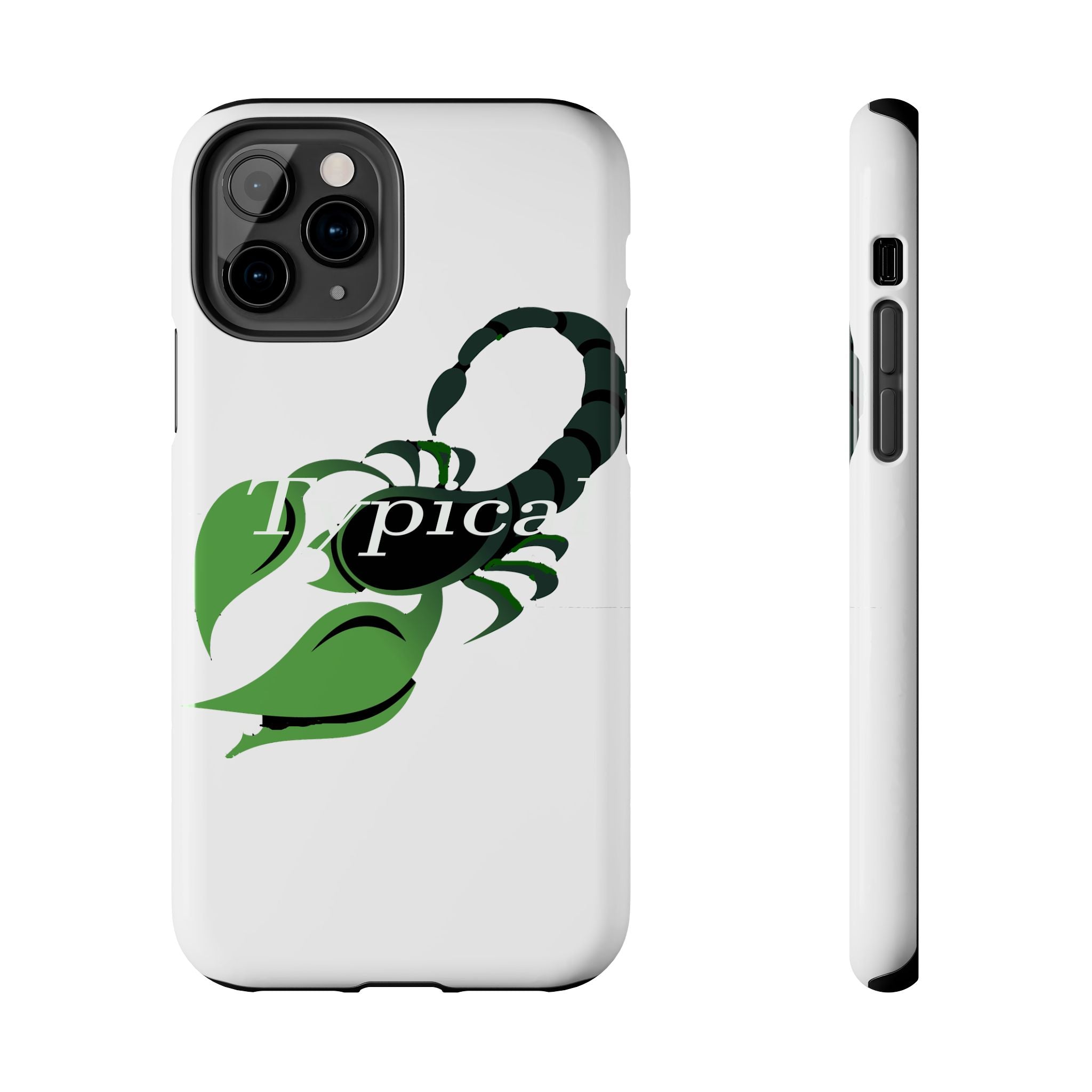 Scorpio Zodiac Tough Phone Case — Green Scorpion "Typical" Design Printify Phone Case  314 Originals