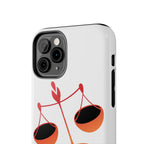 Libra Scales Phone Case — Zodiac Balance Tough Protective Cover Printify Phone Case  314 Originals