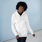 'Queen' Chest Logo Zip Hoodie — Women's Urban Streetwear Printify Hoodie  314 Originals