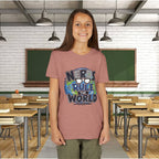 "Nerds Rule the World" Graphic Youth Girls Tee Shirt