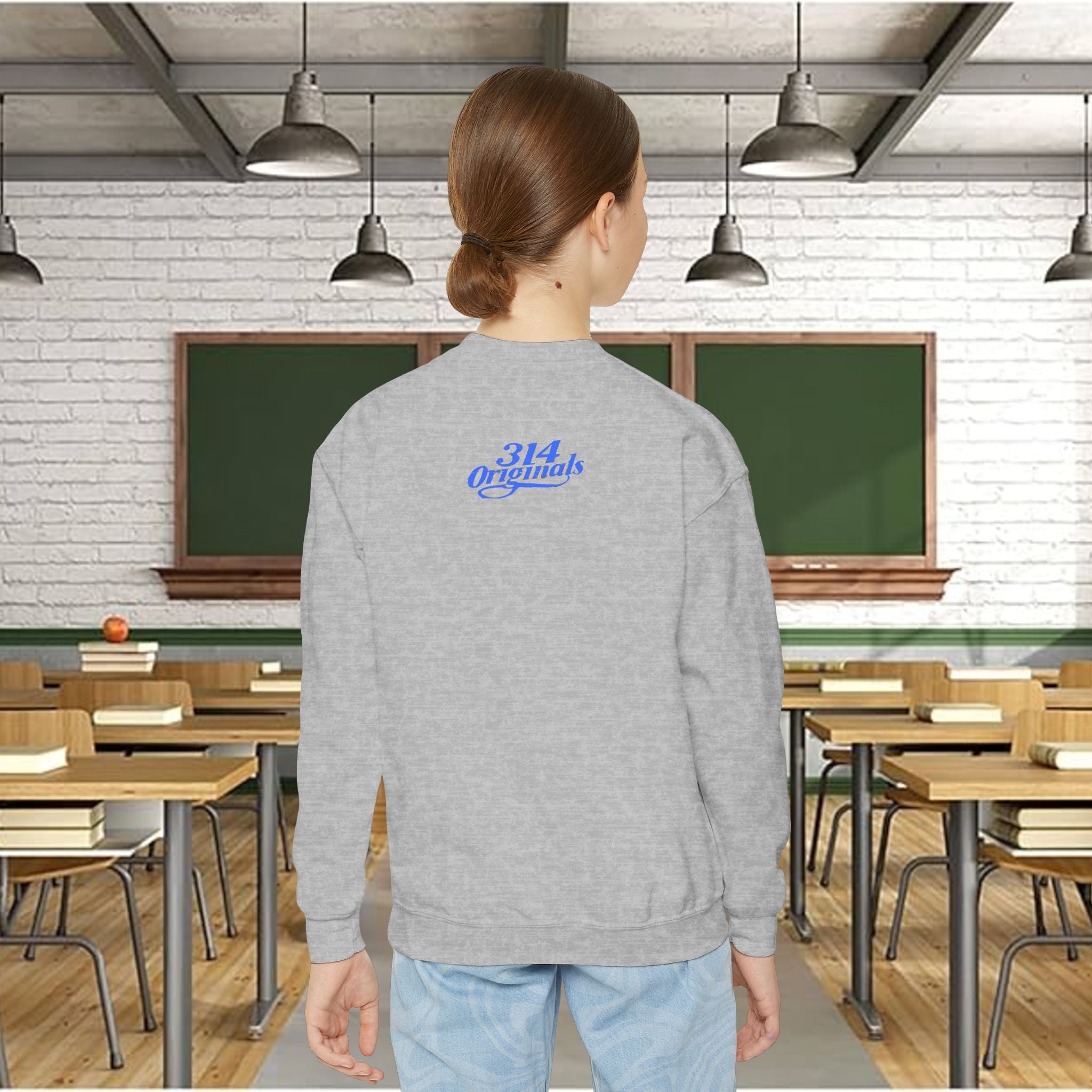 Class of 2026 Youth Crewneck Sweatshirt – Graduation Bear Design