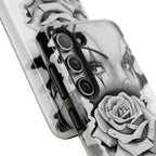 Noir Clown Face with Rose Shockproof Phone Cover - 314 Originals