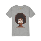 Black Every Month Youth Tee — Afro Pride Kids T-Shirt - 314 Originals