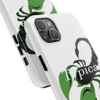 Scorpio Zodiac Tough Phone Case — Green Scorpion "Typical" Design Printify Phone Case  314 Originals