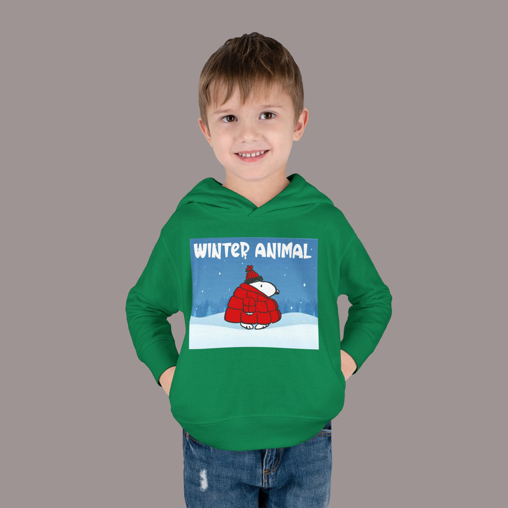 "Winter Animal" Toddler Hoodie Pullover - 314 Originals