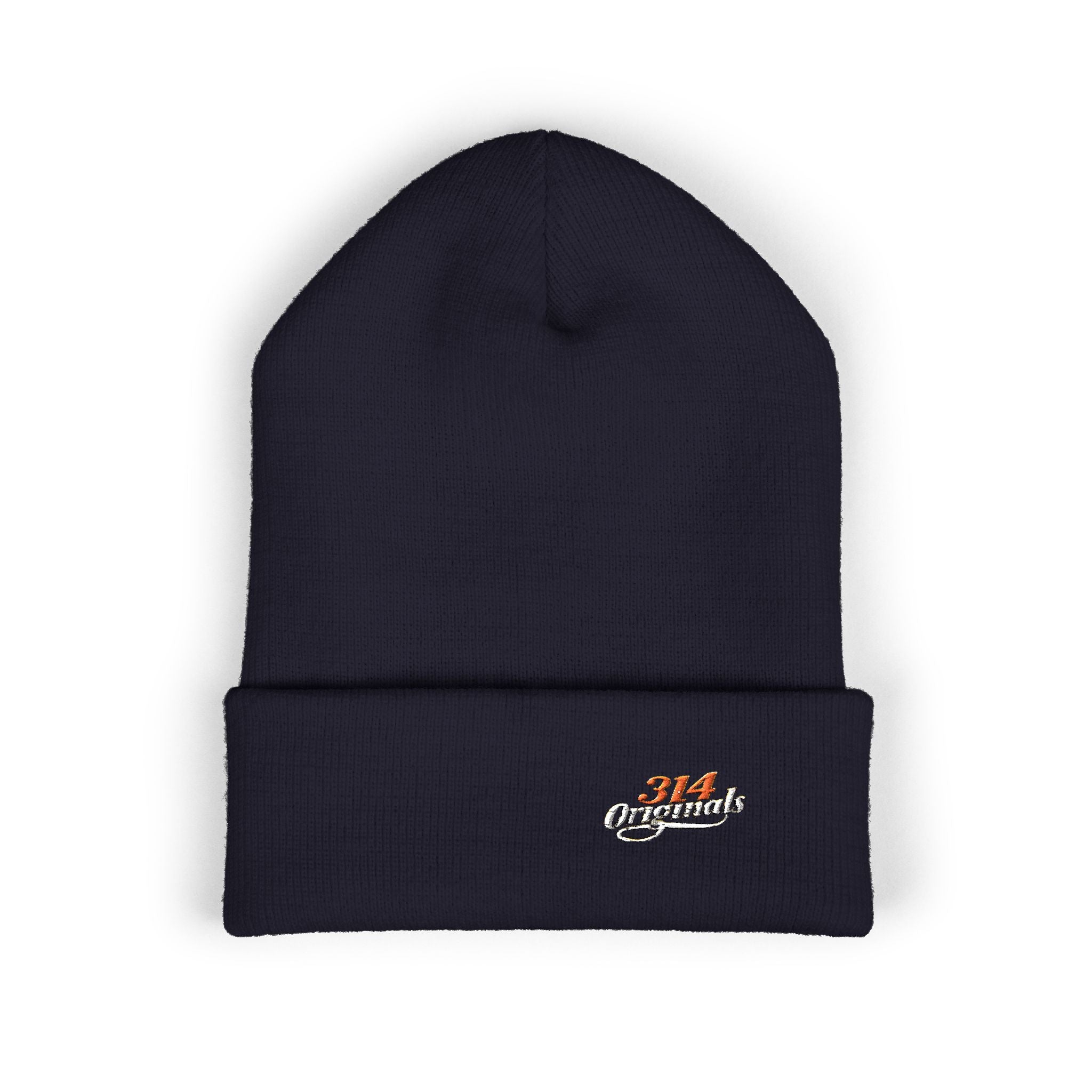 Embroidered '314 Originals' Classic Cuffed Beanie —  Knit Winter Hat - 314 Originals