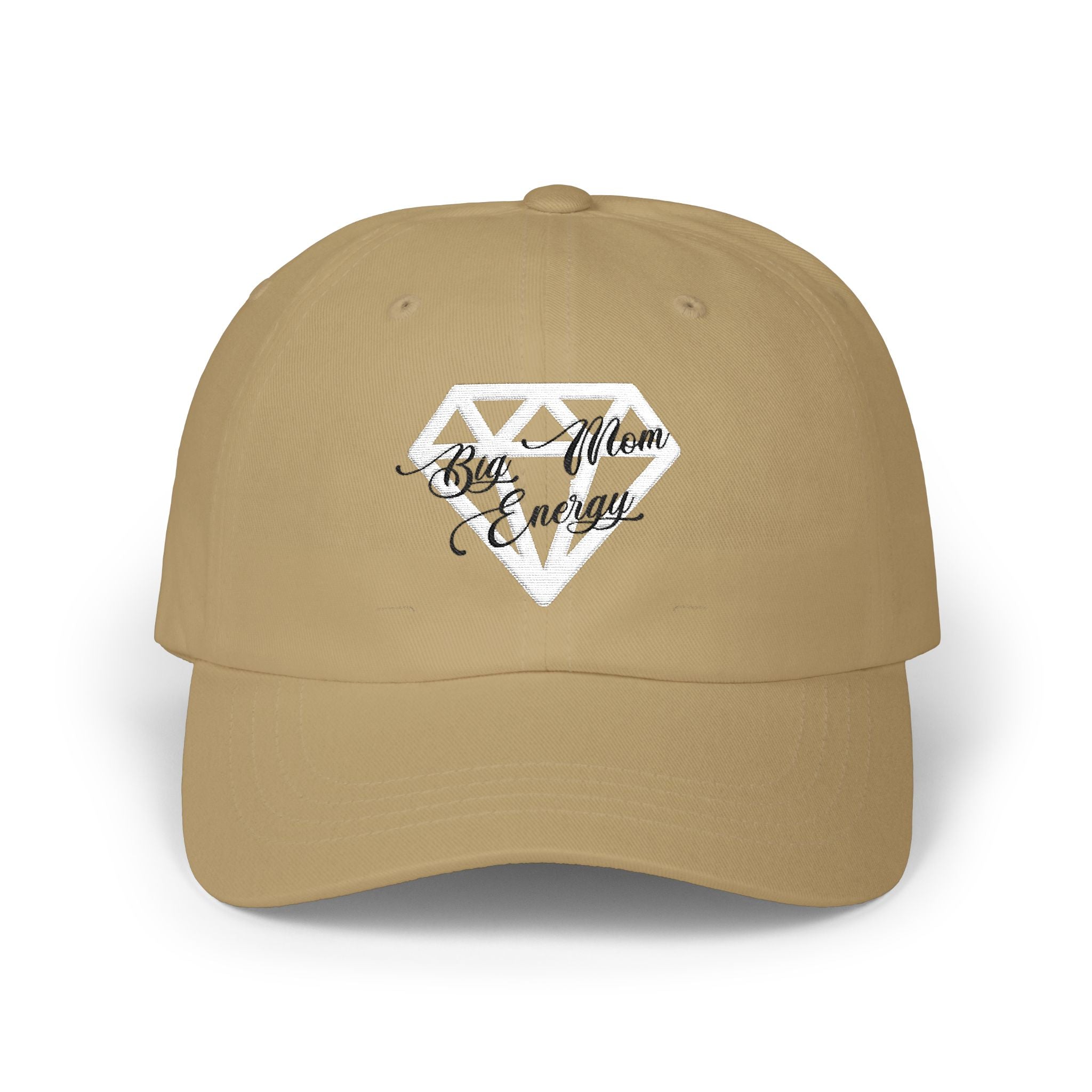 "Big Mom Energy" Embroidered Baseball Hat Printify Hats  314 Originals