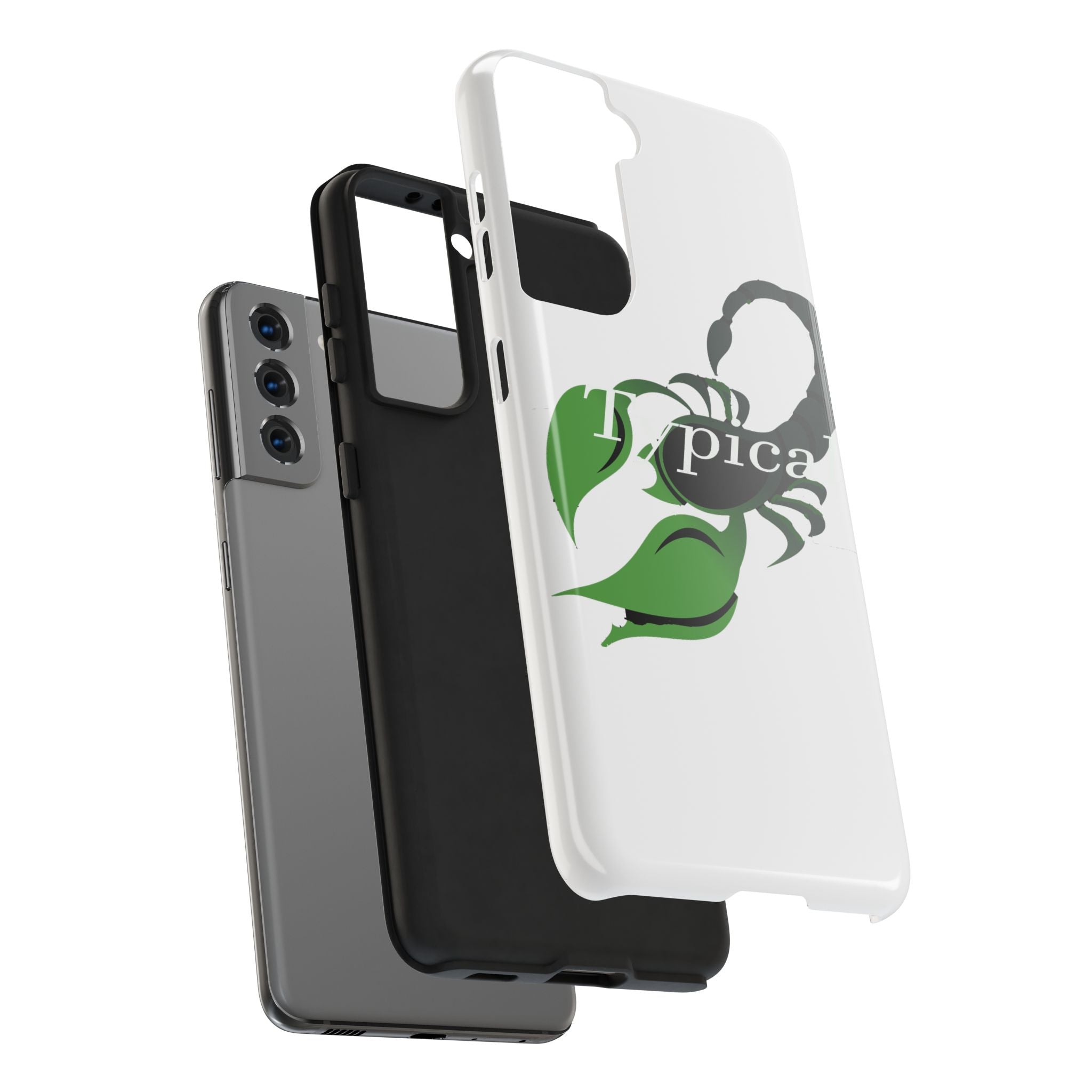 Scorpio Zodiac Tough Phone Case — Green Scorpion "Typical" Design Printify Phone Case  314 Originals