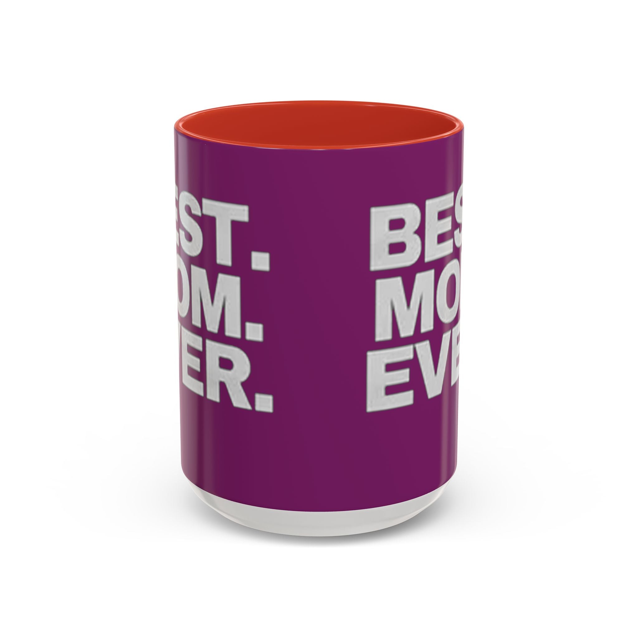 Best. Mom. Ever. Purple Accent Coffee Mug Printify Mug  314 Originals