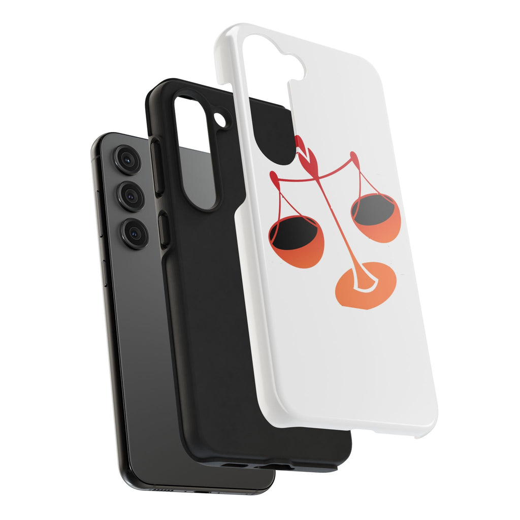 Libra Scales Phone Case — Zodiac Balance Tough Protective Cover Printify Phone Case  314 Originals