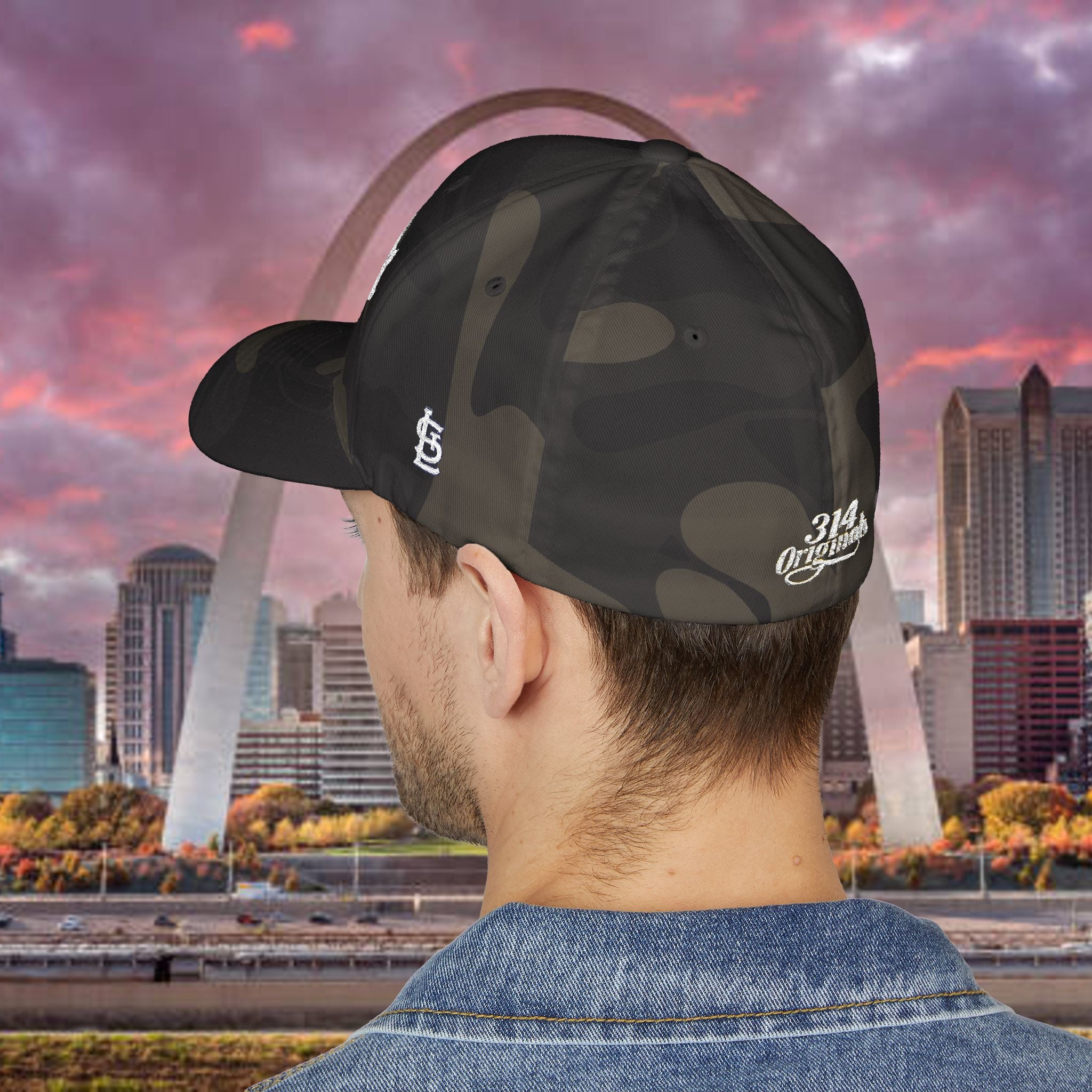 Northside Embroidered Cap — Vintage Gothic Script Hat with 314 Originals Back Logo - 314 Originals