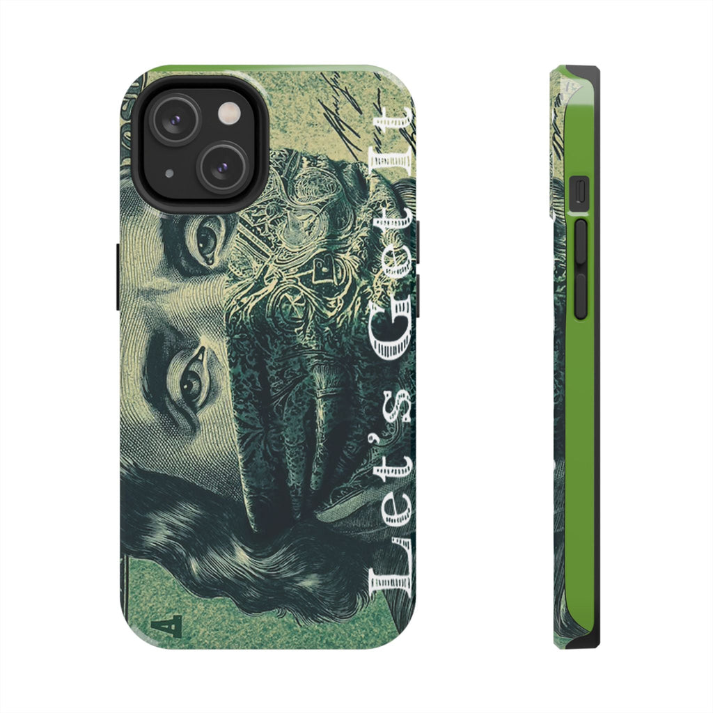 Ben Franklin "Let's Get It" Bandana Design Tough Phone Case Printify Phone Case  314 Originals