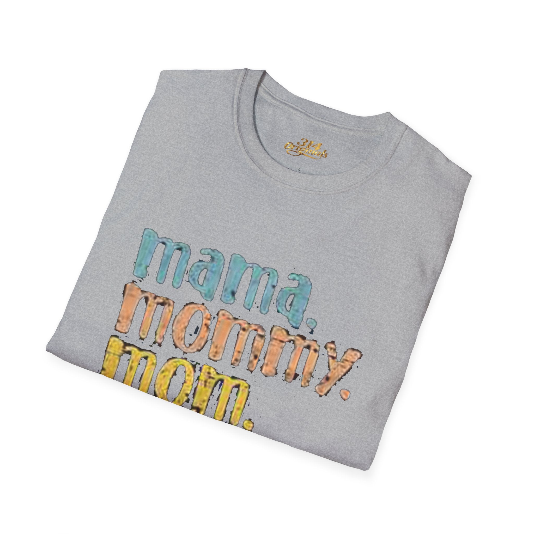 Mama Mommy Mom Bruh T-Shirt – Funny Retro Mom Graphic Tee Printify T-Shirt  314 Originals