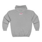 #Sweat à capuche zippé rose « Baddie » — Sweat à capuche graphique streetwear tendance