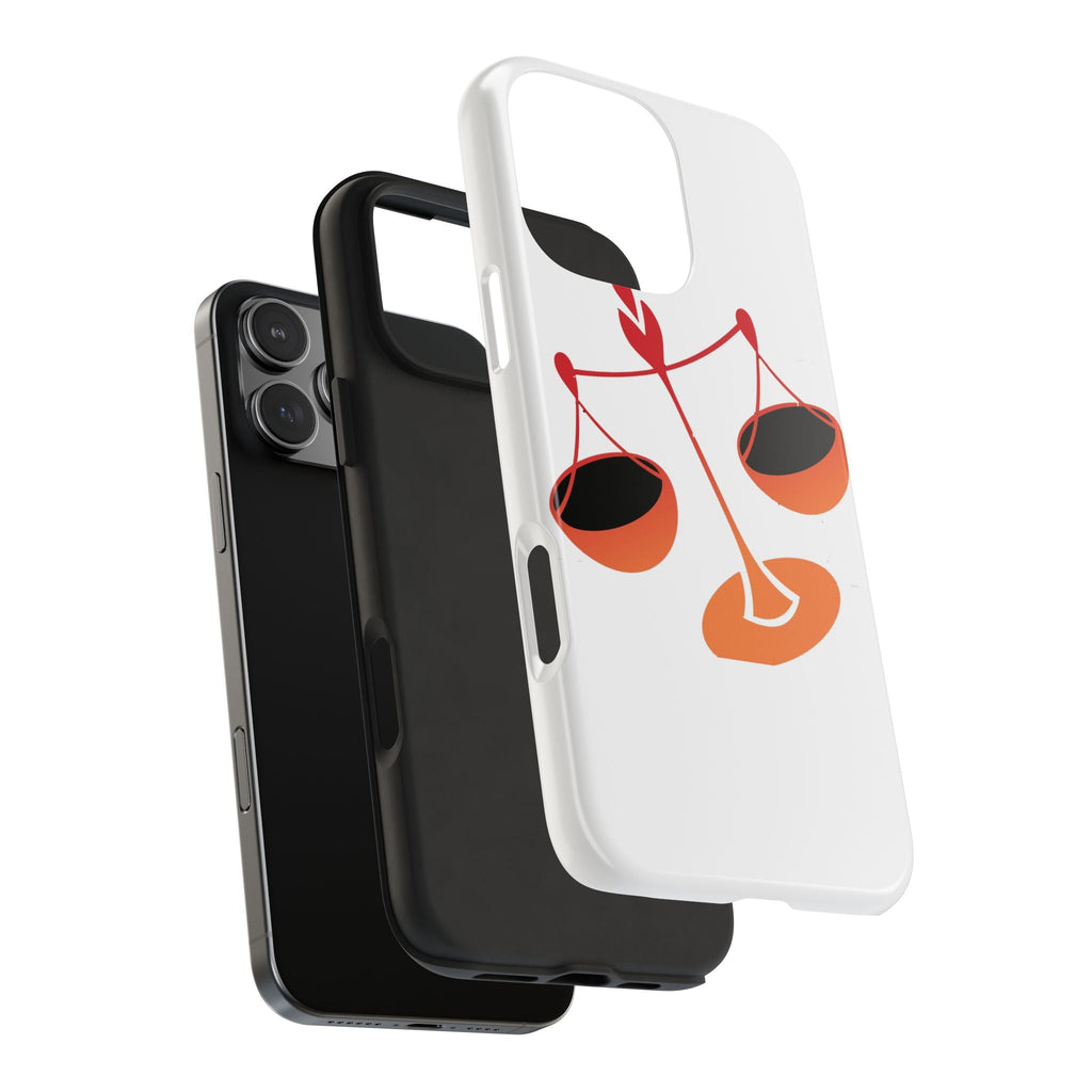 Libra Scales Phone Case — Zodiac Balance Tough Protective Cover Printify Phone Case  314 Originals