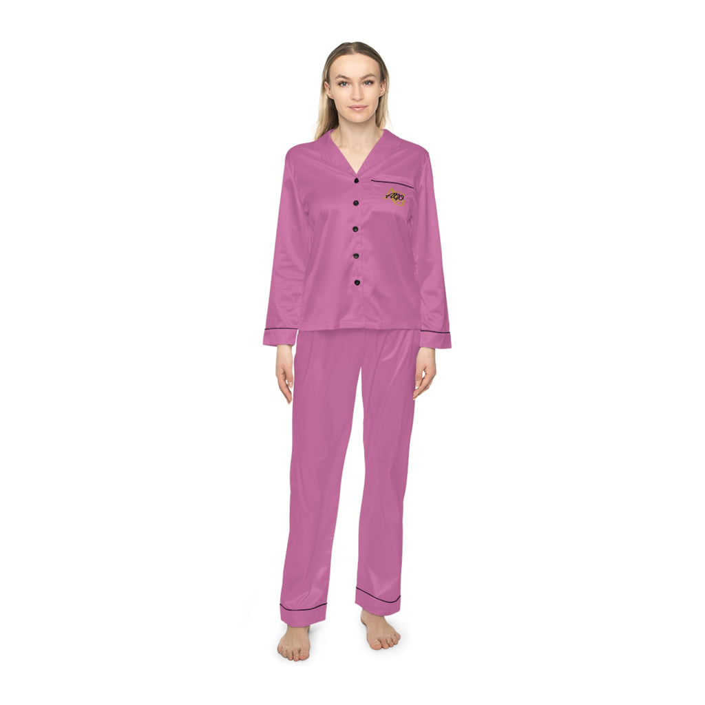 Pink Satin Women’s Pajama Set — Luxe Sleepwear - 314 Originals