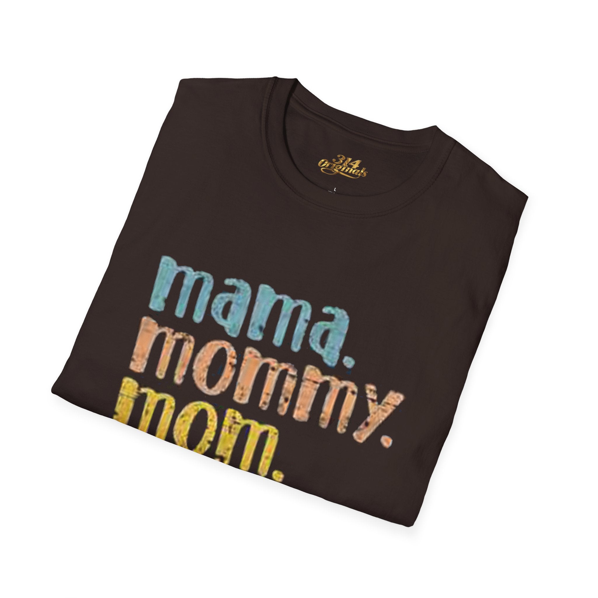 Mama Mommy Mom Bruh T-Shirt – Funny Retro Mom Graphic Tee Printify T-Shirt  314 Originals