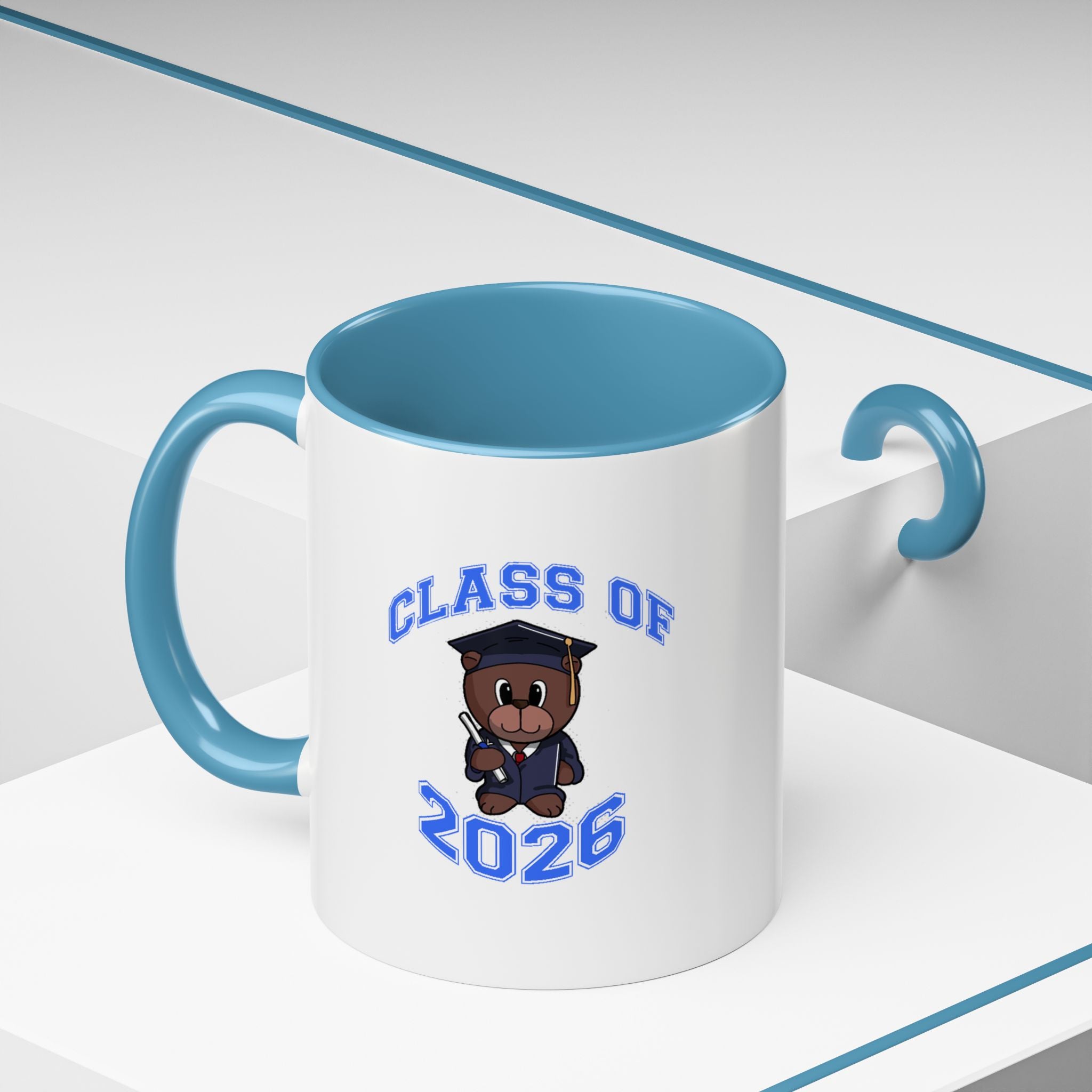 Graduation 2026 Accent Coffee Mug — Class of 2026 Grad Gift