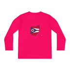 Ohio Flag Youth Long Sleeve Tee — Youngstown Text Graphic - 314 Originals