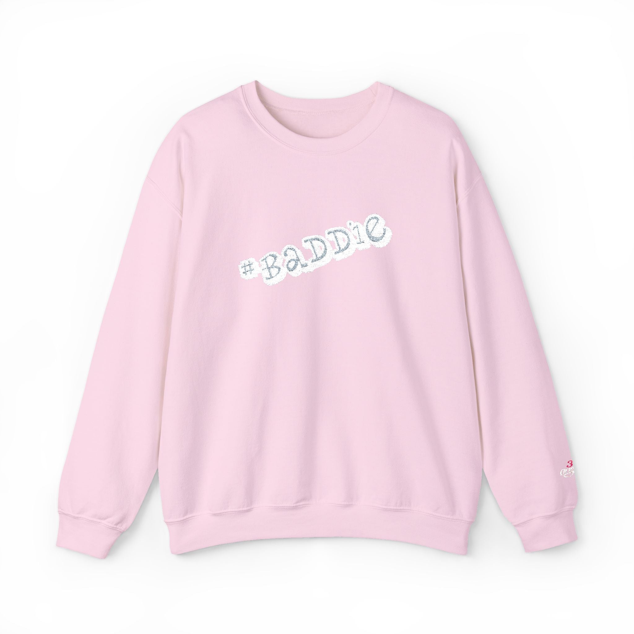 Cloud Script Crewneck Sweatshirt — White Script Logo Cozy Pullover Printify Sweatshirt  314 Originals