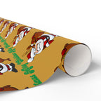 Santa & Reindeer Christmas Wrapping Paper - 314 Originals