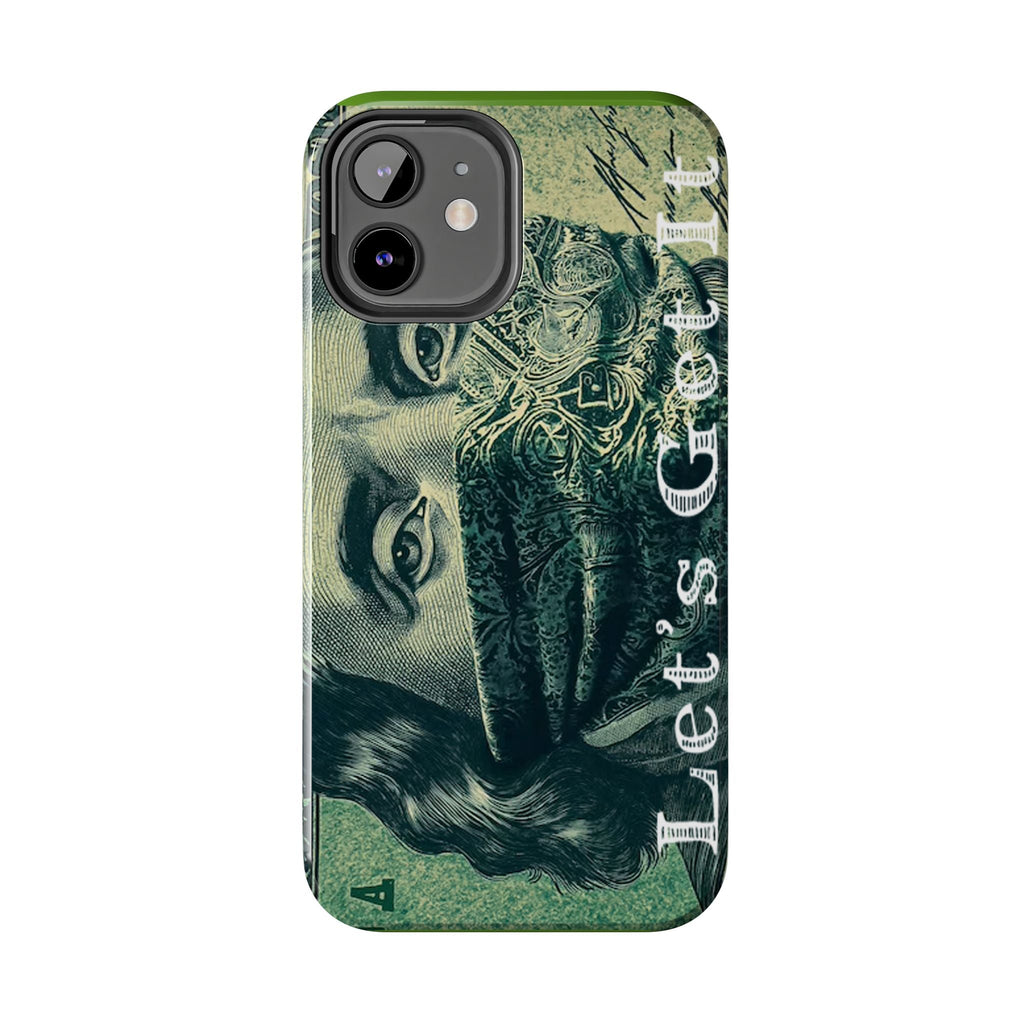 Ben Franklin "Let's Get It" Bandana Design Tough Phone Case Printify Phone Case  314 Originals